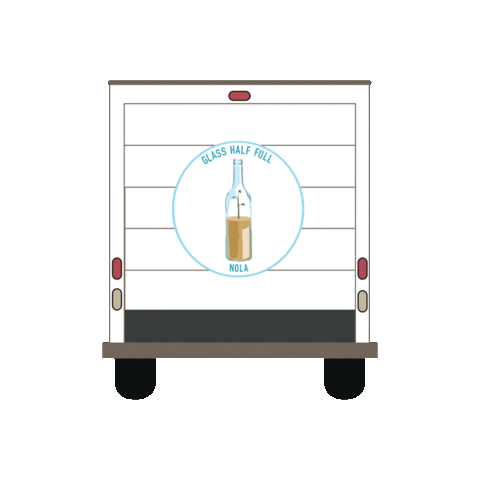 Glass Half Full Sticker