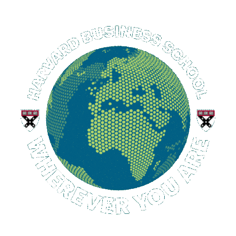 Wherever You Are Online Learning Sticker by Harvard Business School