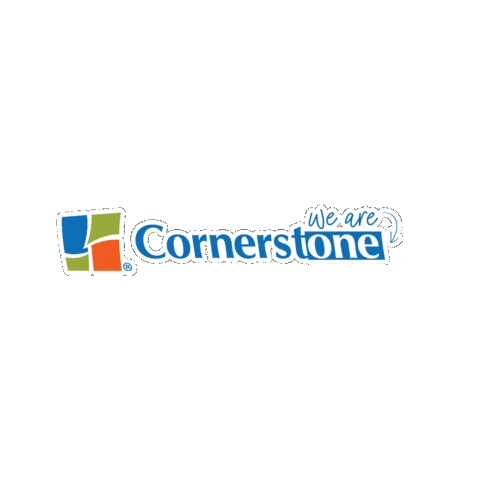 We Are One Logo Sticker by Cornerstone