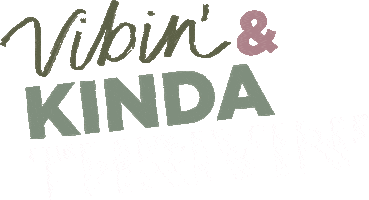 Vibin And Kinda Thrivin Sticker by VividBelleza