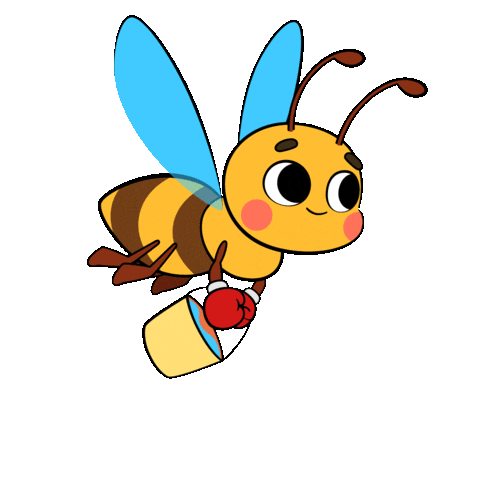 Bee Opp Sticker by Bos Animation