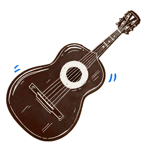 Guitar Unidos GIF by Western Digital Emojis & GIFs
