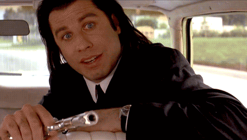 Resultado de imagem para pulp fiction gif