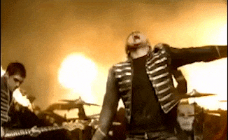 Gerard Way Fire GIF by My Chemical Romance