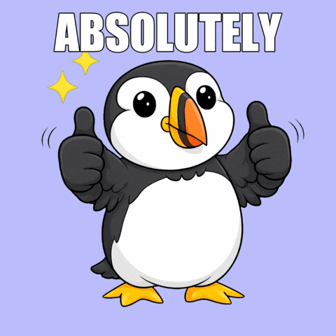 Yep Yes GIF by Puffins