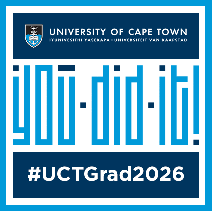 Uctgrad Sticker by University of Cape Town