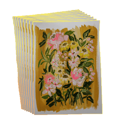 Art Flower Sticker