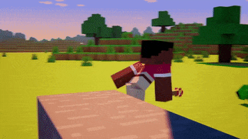 Shocked Video Games GIF by Minecraft