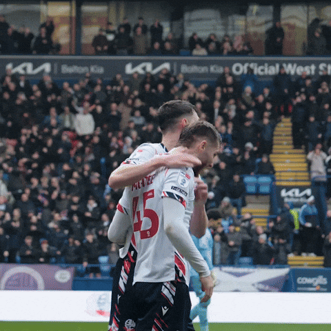 Goal Celebration GIF by Bolton Wanderers FC