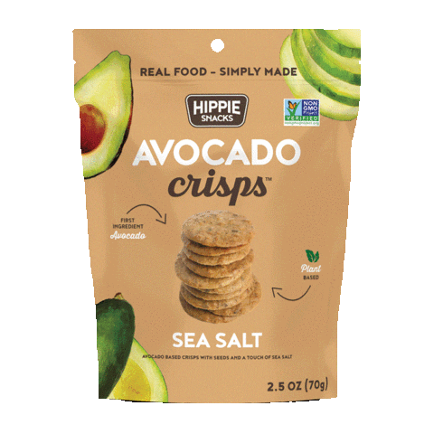 Sea Salt Snack Sticker by HIPPIE SNACKS