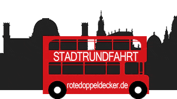 Stadtrundfahrt Dresden Sticker