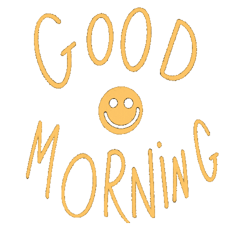 Good Morning Hello Sticker by cynomys