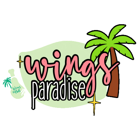 Wings and Flats Sticker