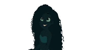Brown Skin Girl Smile Sticker by Gods'School / The Olympian gods