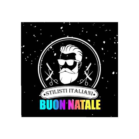 Barber Haircut Sticker by Stilisti Italiani