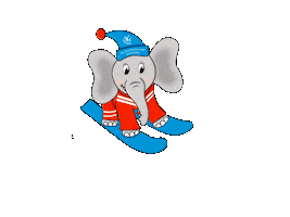 Skiing Skischule Sticker by Helena Beermeister