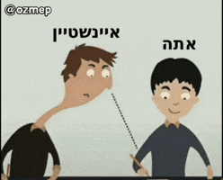 Hebrew Einstein GIF