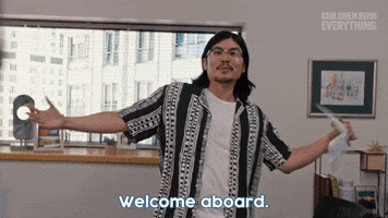 Welcome Aboard Canadian GIF by Children Ruin Everything
