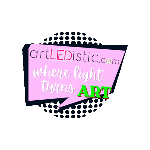 Neon Sticker by artLEDistic