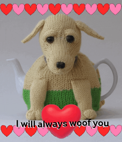 Love You Dog GIF by TeaCosyFolk