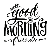 Good Morning Sticker