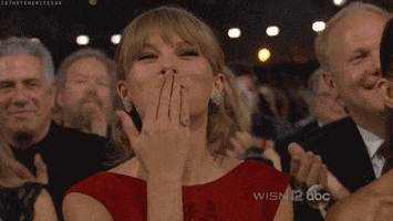 taylor swift kiss GIF