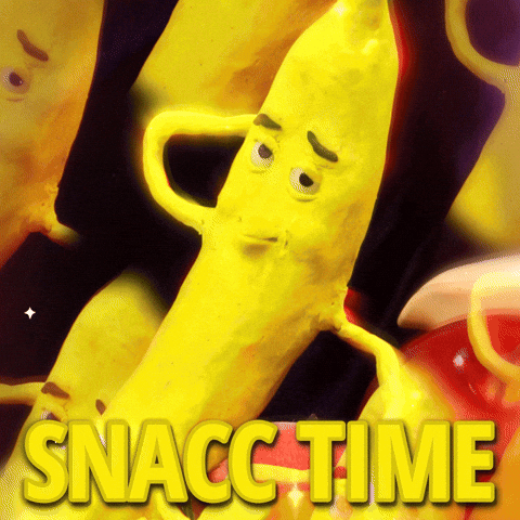 Banana Snack GIF