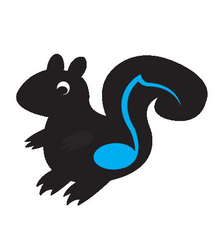 Happy Music Note Sticker by SoundSquirrel