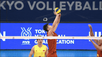Smash China GIF by Volleyball World