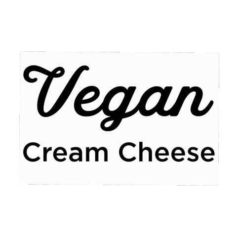 Cream Cheese Vegan Sticker by iamjbreton