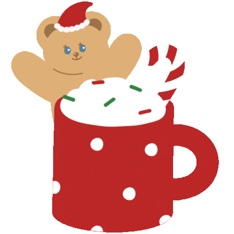 Christmas Coffee Sticker