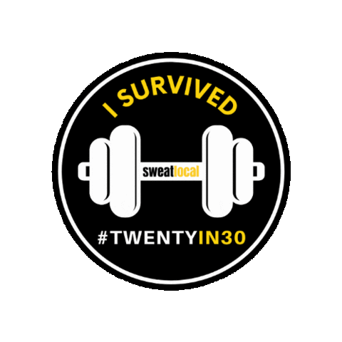 Challenge Sweat Sticker by sweatlocal
