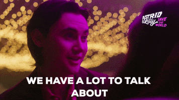 Talking We Need To Talk GIF by Astrid and Lilly Save The World