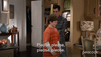 Modern Family Please GIF by PeacockTV