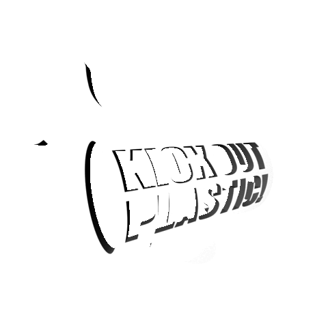 Kick Out Plastic Sticker