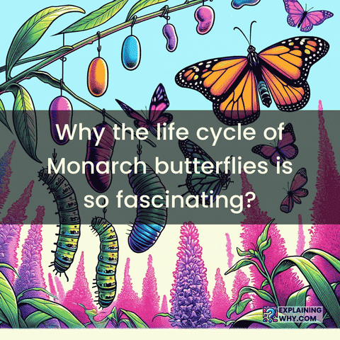 Monarch Butterflies Migration GIF by ExplainingWhy.com