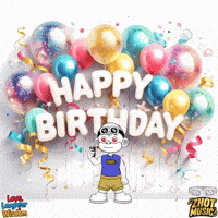 happy birthday bright white