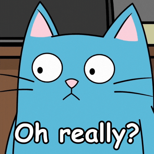 Sassy Blue Cat GIF