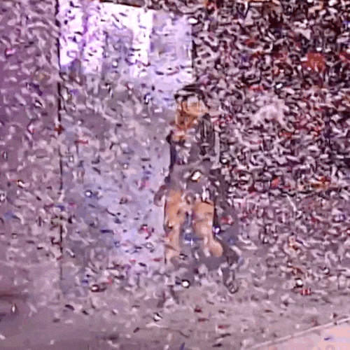 Confetti Entrance GIF by Trish Stratus