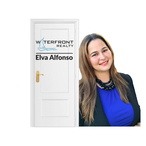 Elva Alfonso Sticker by Elva Alfonso - Miami Waterfront Realty