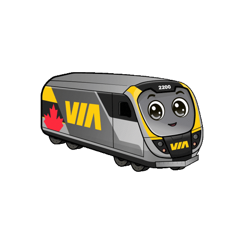 Via Rail Train Sticker by VIA Rail Canada