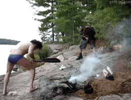 Fire Camping GIF