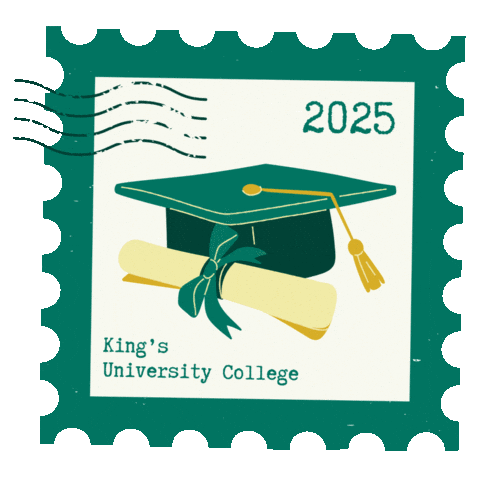 Graduation Grad Sticker by King's Communicationshttps://www.instagram.com/kingsatwestern/