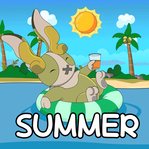Summer Sunbathing GIF by Aurory