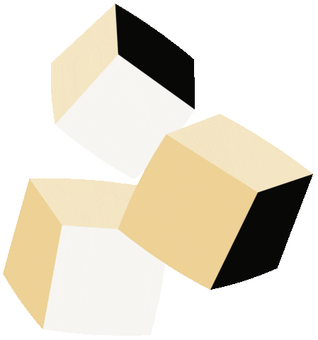 Blocks Walnut Sticker by Alexsandra Bernharð