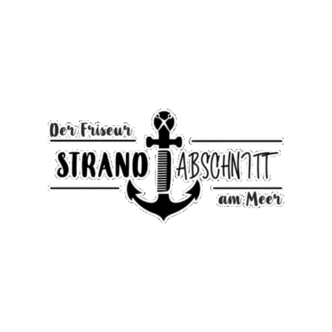 Friseur StrandABSCHNITT Sticker
