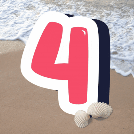 Number Four GIF by Beach Boss Influencers