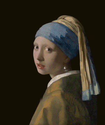 Girl With A Pearl Earring Fashion GIF by GIF IT UP