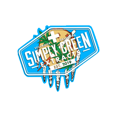 Simply Green Extracts Sticker