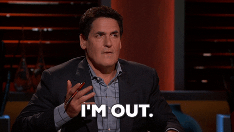 Im Out Shark Tank GIF by ABC Network - Find & Share on GIPHY